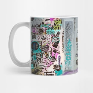 Urban Street Style Graffiti Sticker Tag Mug